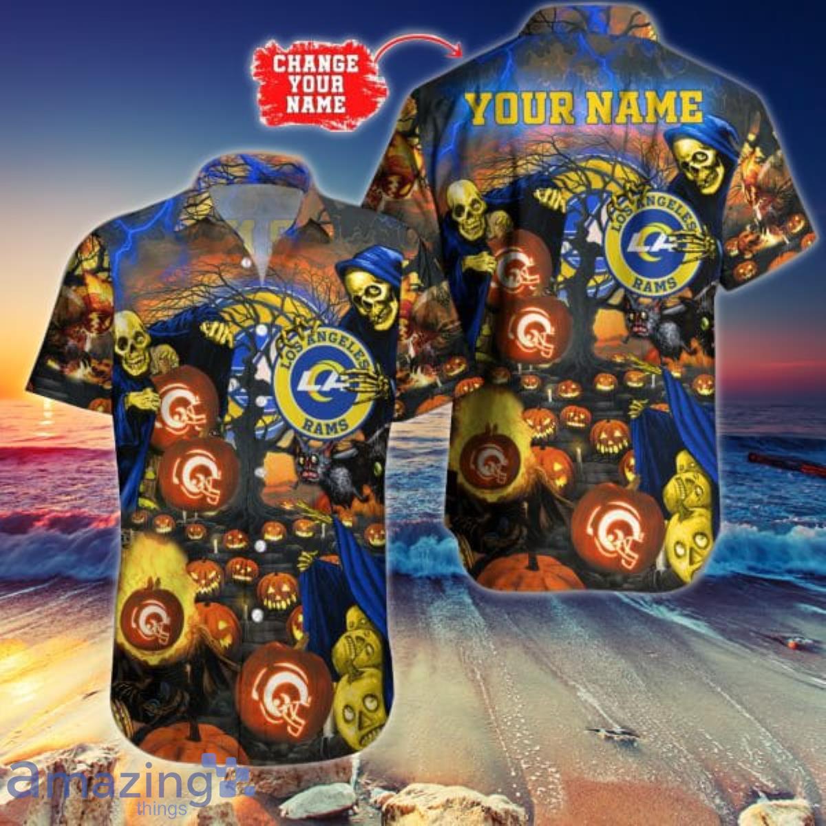 HALLOWEEN] NFL Los Angeles Rams Happy Halloween Hawaiian Shirt for fan, by  Rugby Fanstore, Sep, 2023