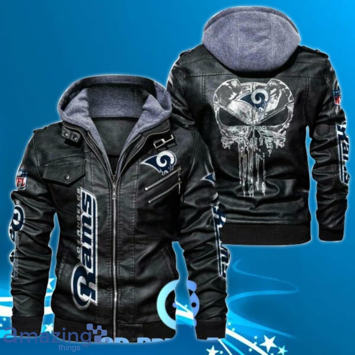 Los Angeles Rams NFL Leather Jacket For Men Unique Gift Product Photo 1