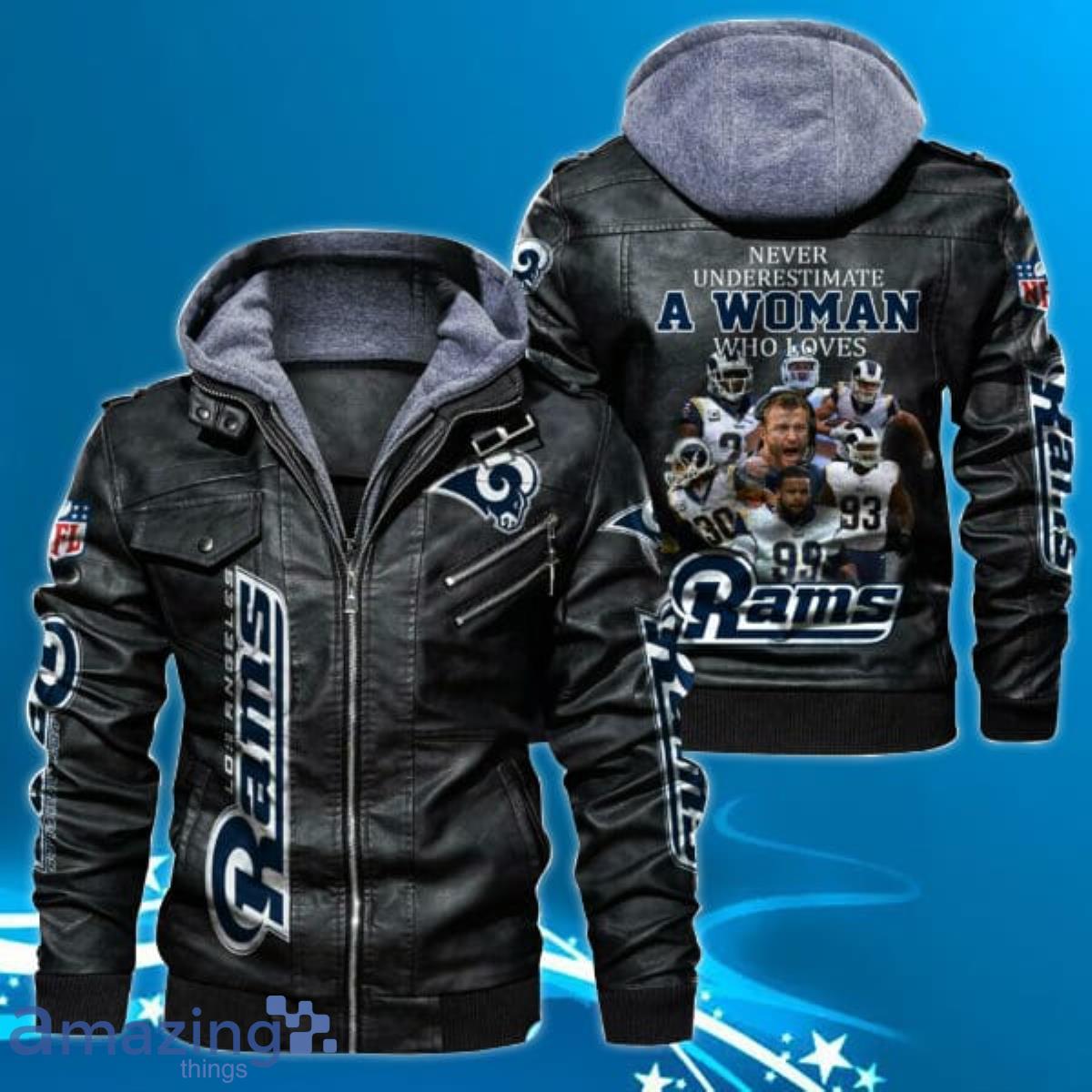 Los Angeles Rams NFL Leather Jacket Impressive Gift