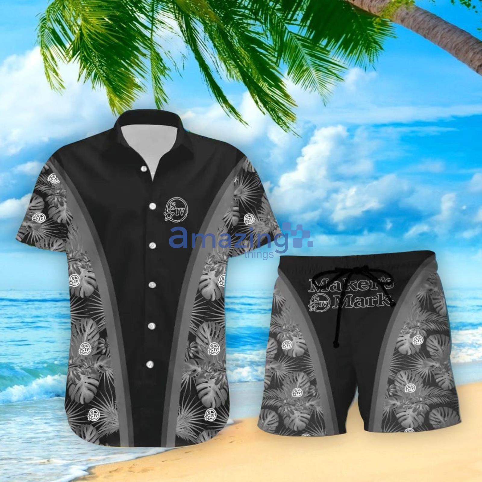 Maker's Mark Lover Summer Gift Hawaiian Shirt And Shorts Product Photo 1