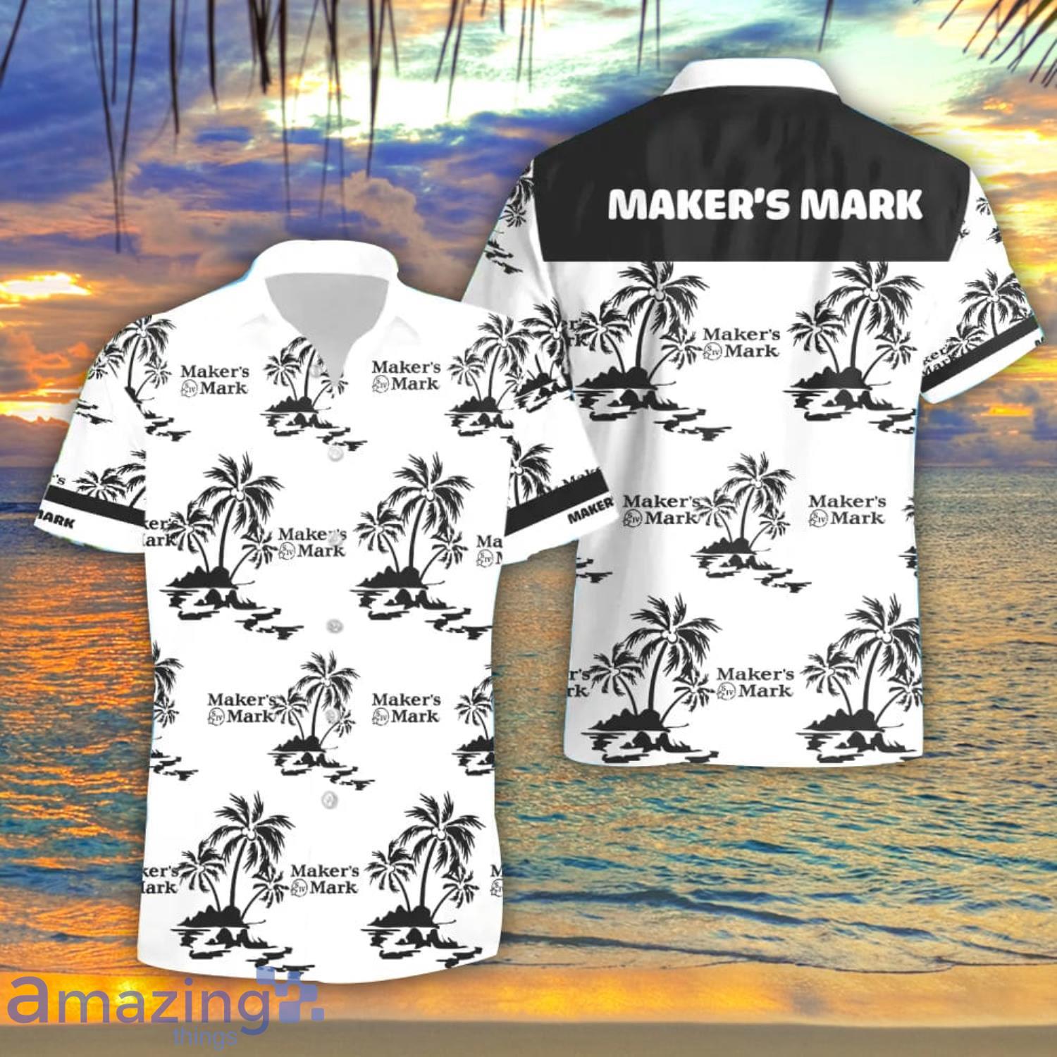 Maker's Mark Summer Beach Coconut Pattern Hawaiian Shirt And Shorts Men And Women Gift Product Photo 1