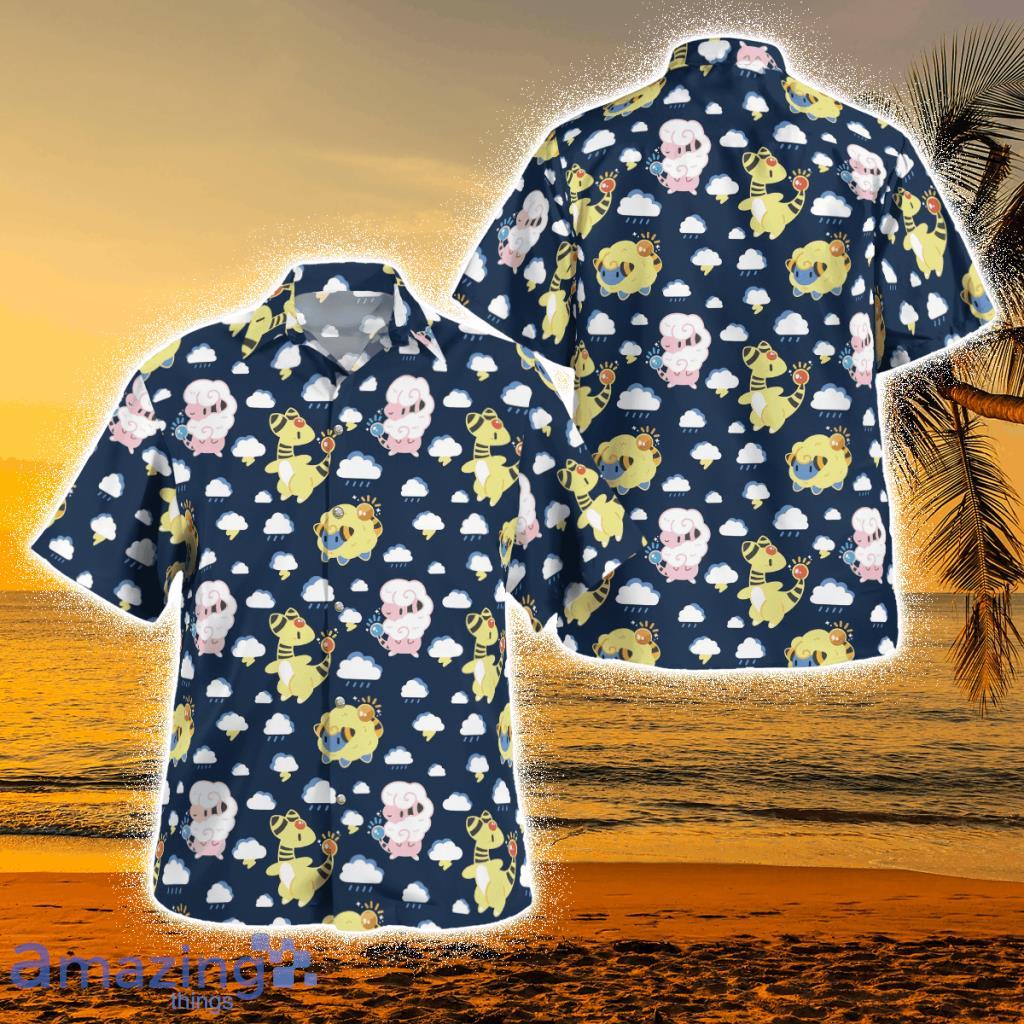 Meripu Pokemon Tropical Hawaiian Shirt Product Photo 1
