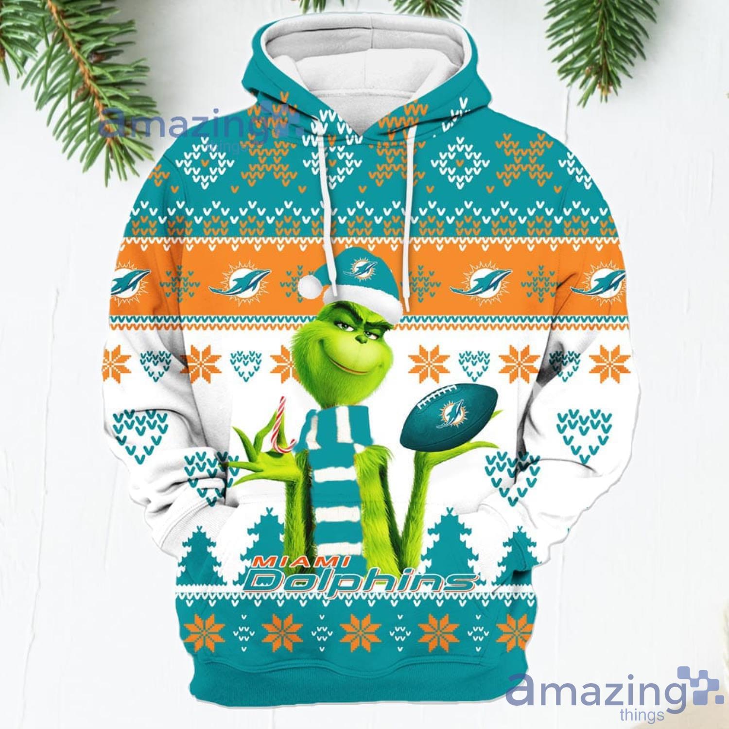 The Grinch How The Miami Dolphins Stole Christmas 2023 Mug, hoodie