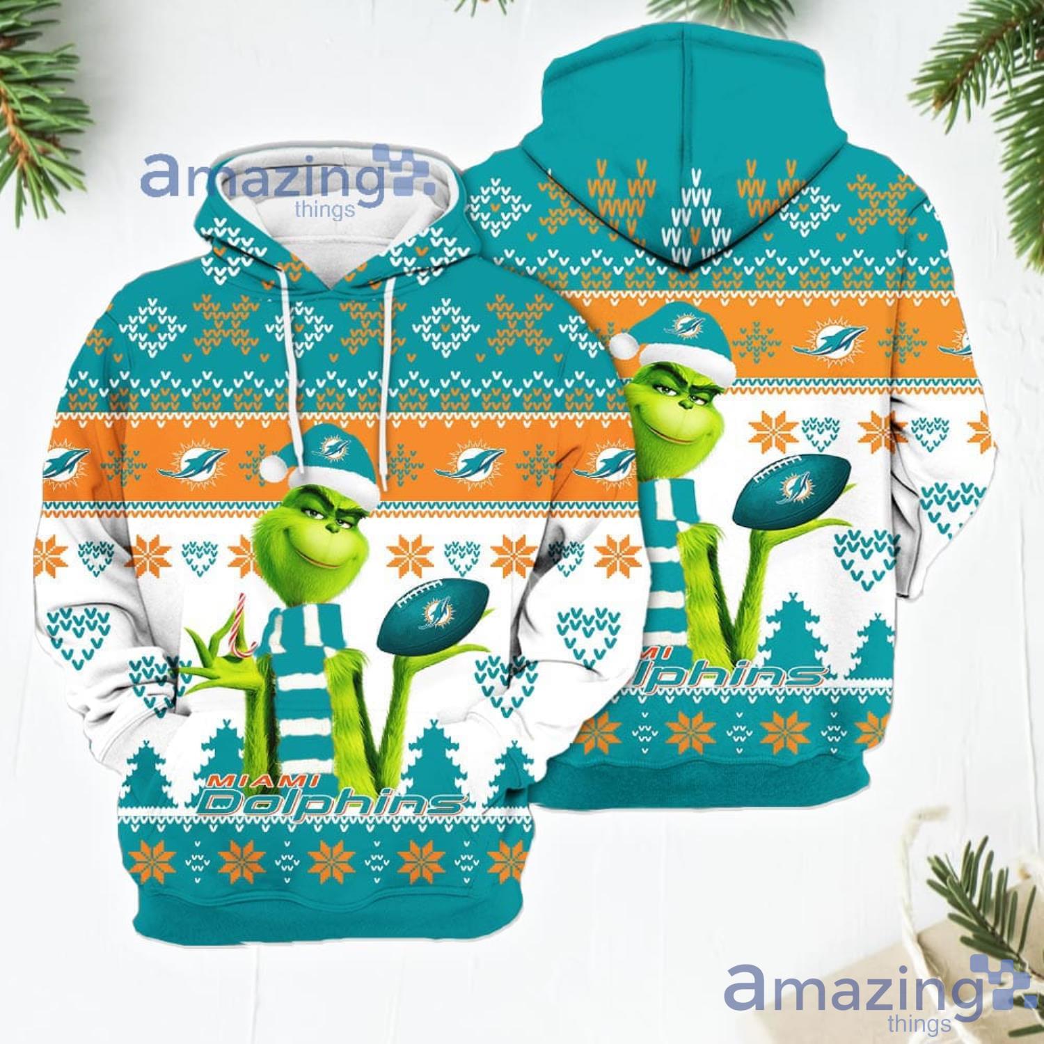 Miami Dolphins Casual Christmas Sweatshirt in 2023