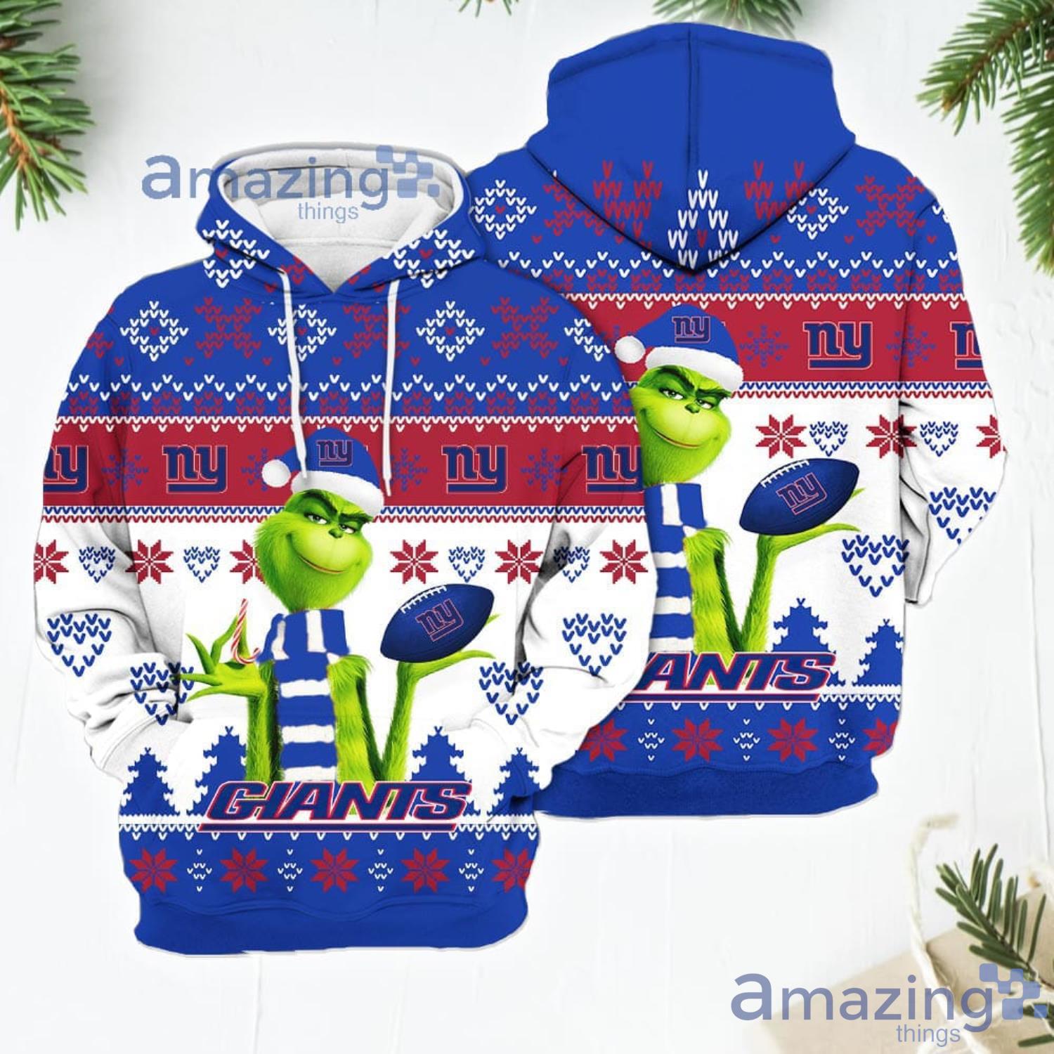 Merry Christmas 2023 Super Bowl American Grinch Cute Giants 3D