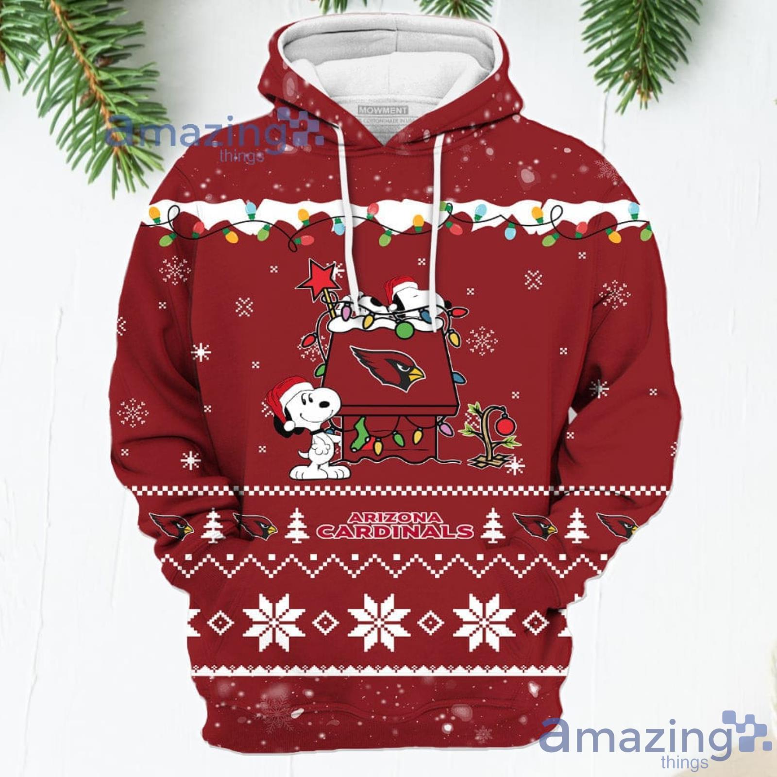 Snoopy Arizona Cardinals Christmas shirt, hoodie, sweater, long