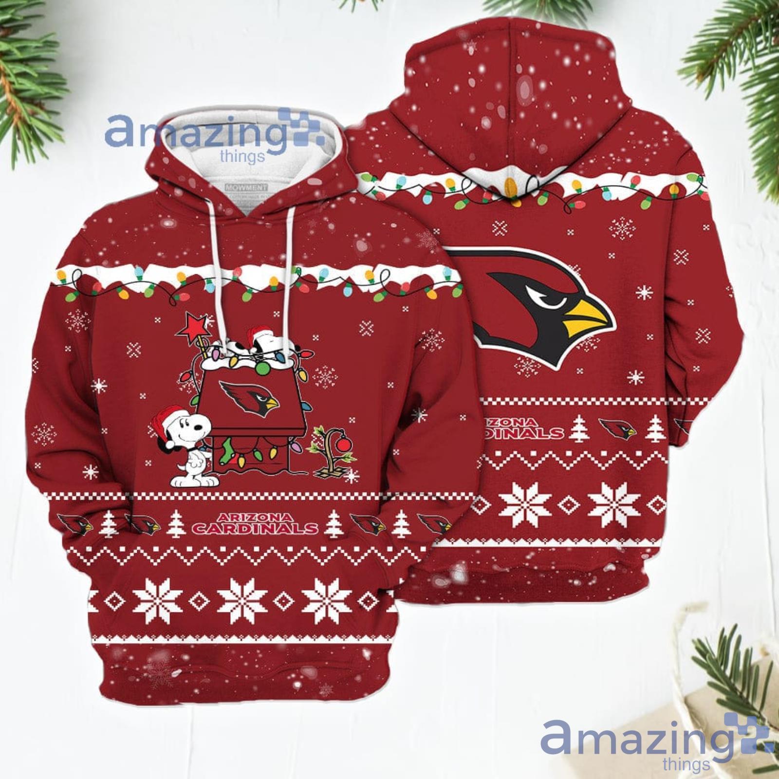 Merry Christmas Season 2023 Arizona Cardinals 3D Hoodie Christmas Gift For  Men And Women