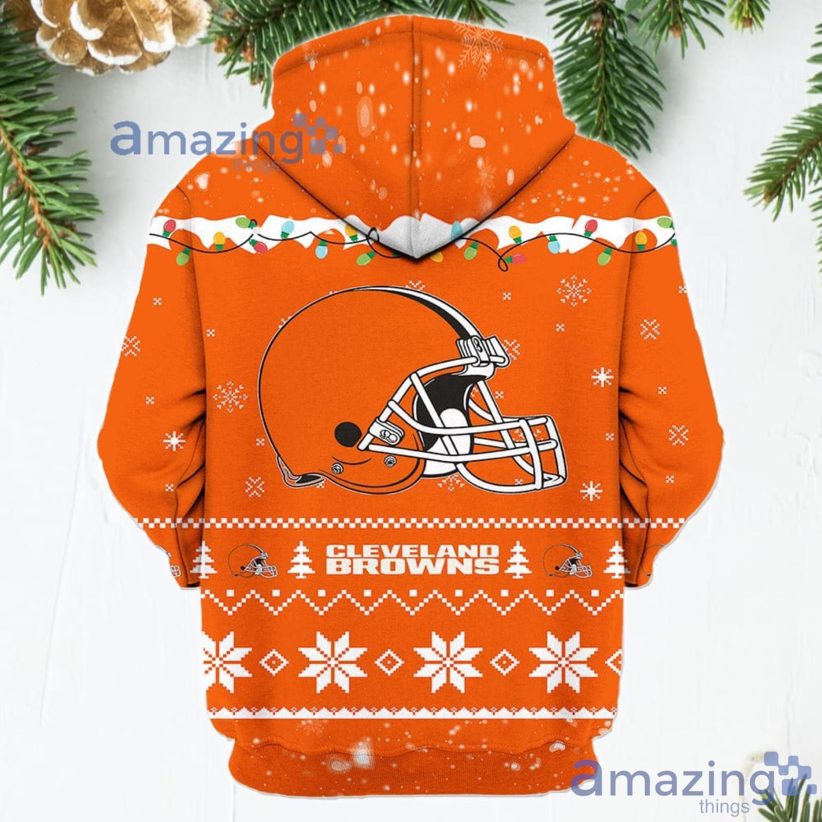 Womens Cleveland Browns Hoodie 3D Magnificent Snoopy Christmas Browns Gift  - Personalized Gifts: Family, Sports, Occasions, Trending