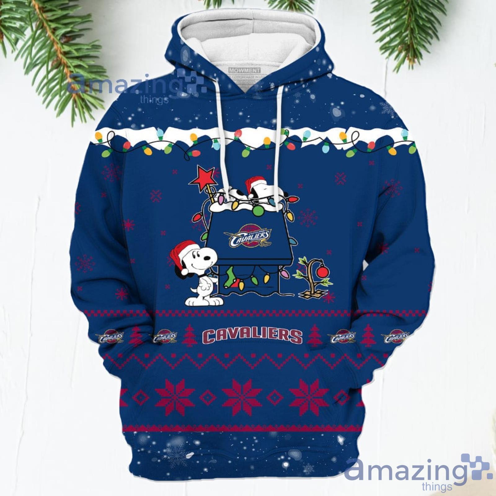 Merry Christmas Season Cleveland Browns Snoopy 3D Hoodie Cute Christmas  Gift For Men And Women