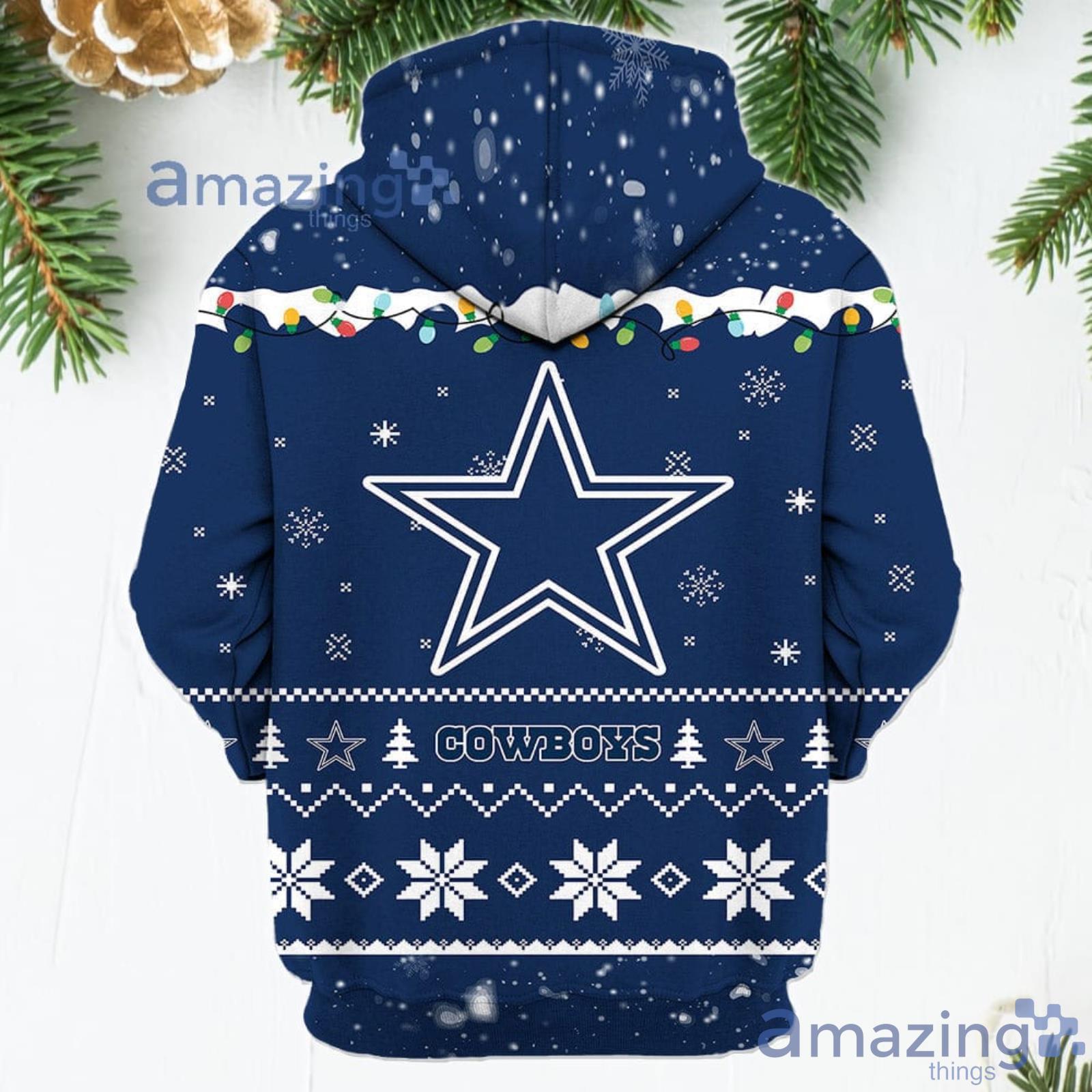 HOT Dallas Cowboys White Men And Women 3D Hoodie All Over Print