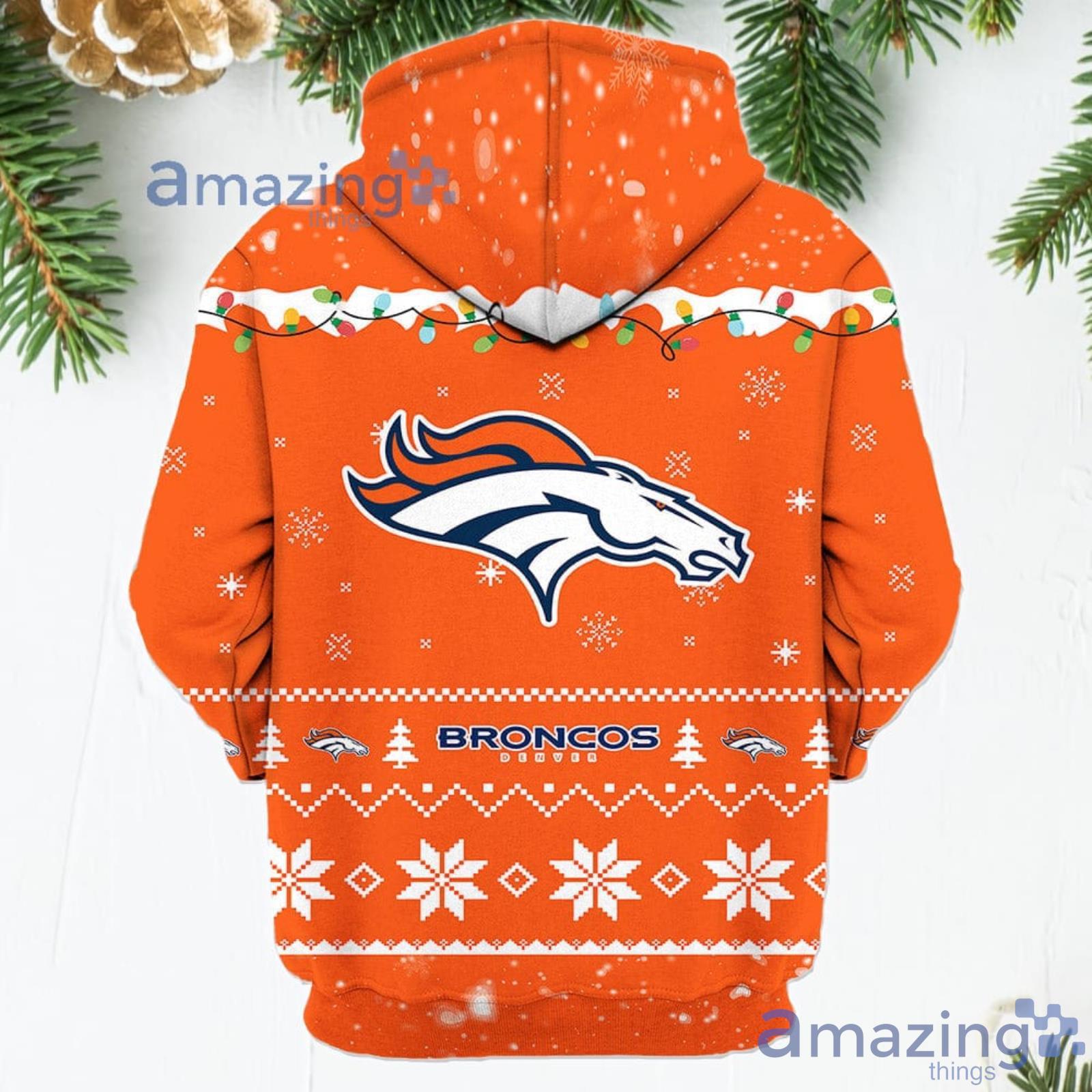 Merry Christmas Season 2023 Denver Broncos 3D Hoodie Christmas