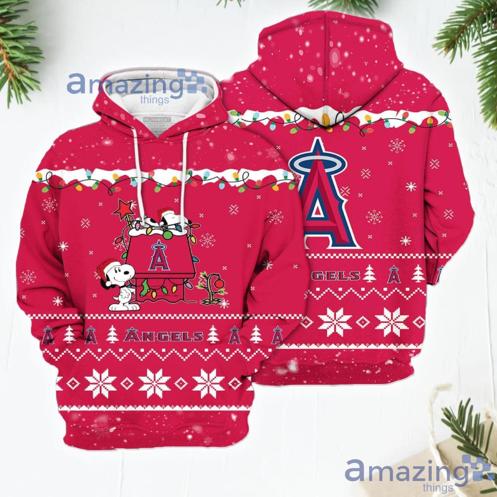 Merry Christmas Season Los Angeles Dodgers Snoopy 3D Hoodie - T-shirts Low  Price