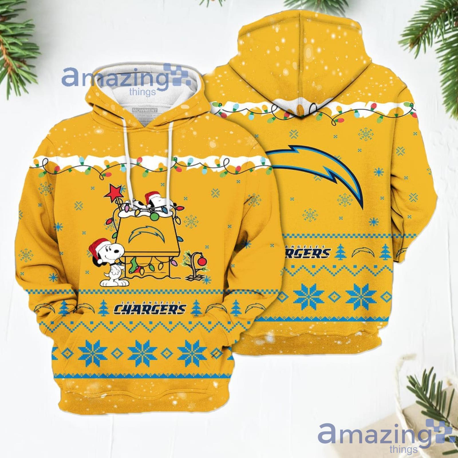 Snoopy Los Angeles Chargers Christmas shirt, hoodie, sweater, long