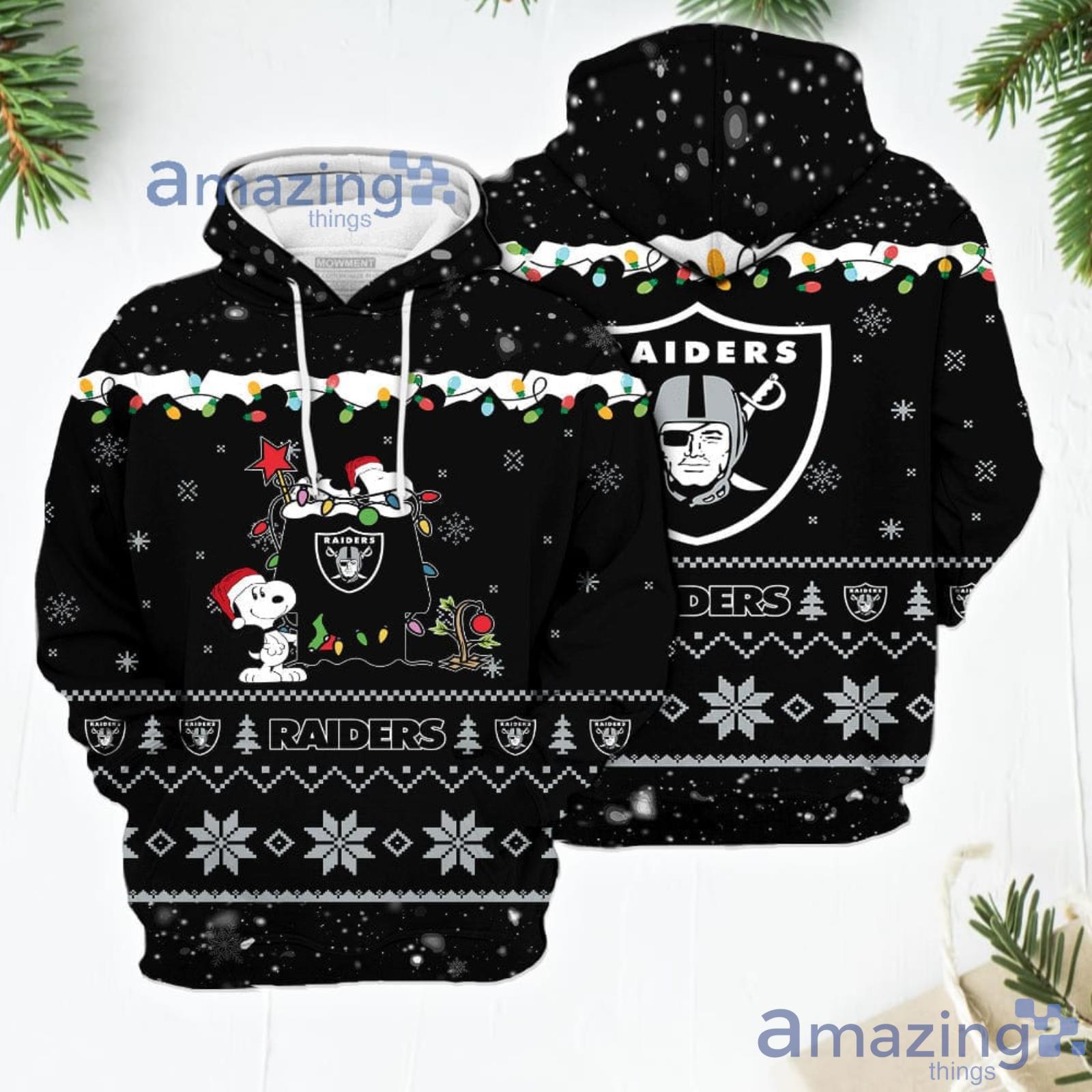 Snoopy Merry Christmas to all and to Raiders shirt, hoodie