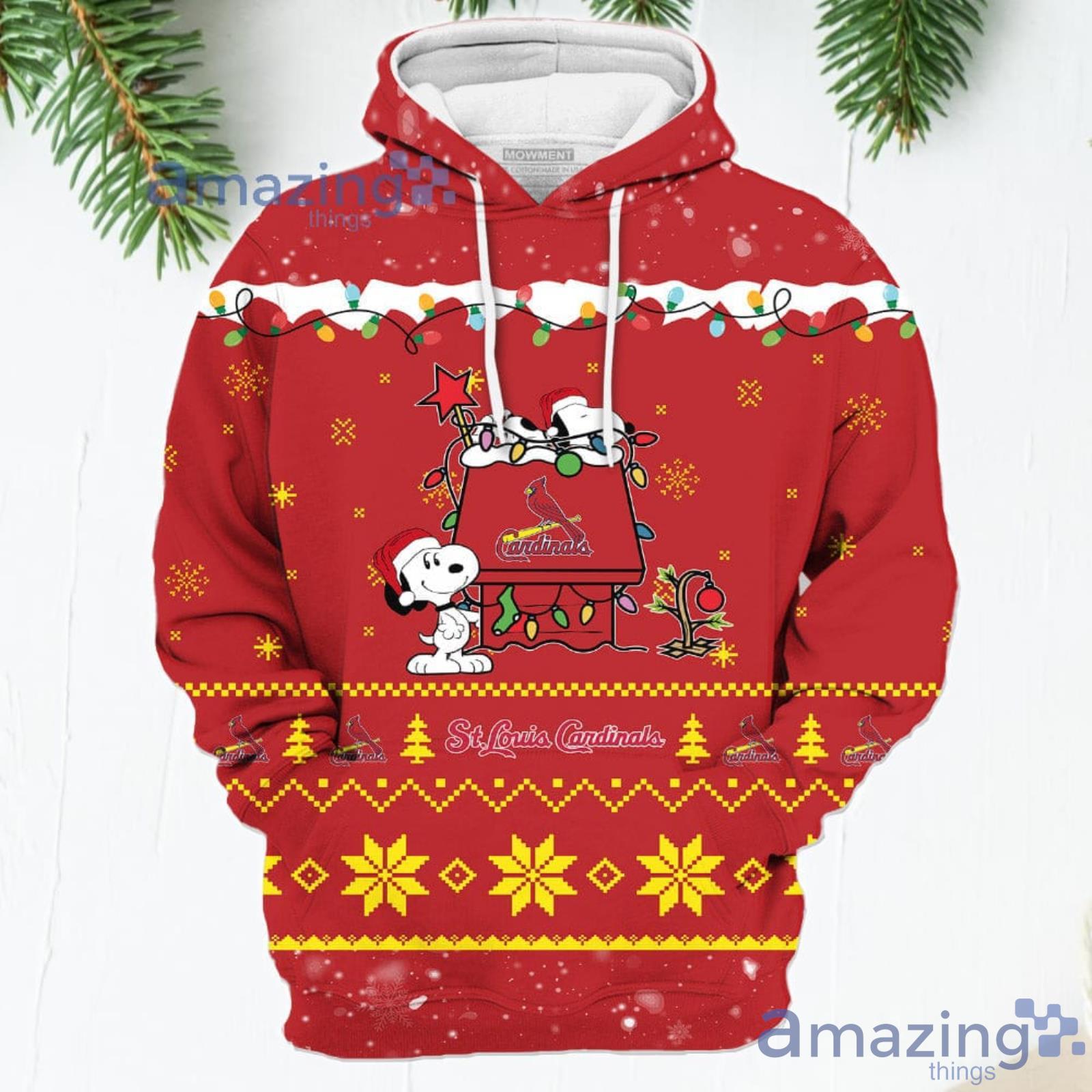 Merry Christmas Season 2023 St. Louis Cardinals 3D Hoodie