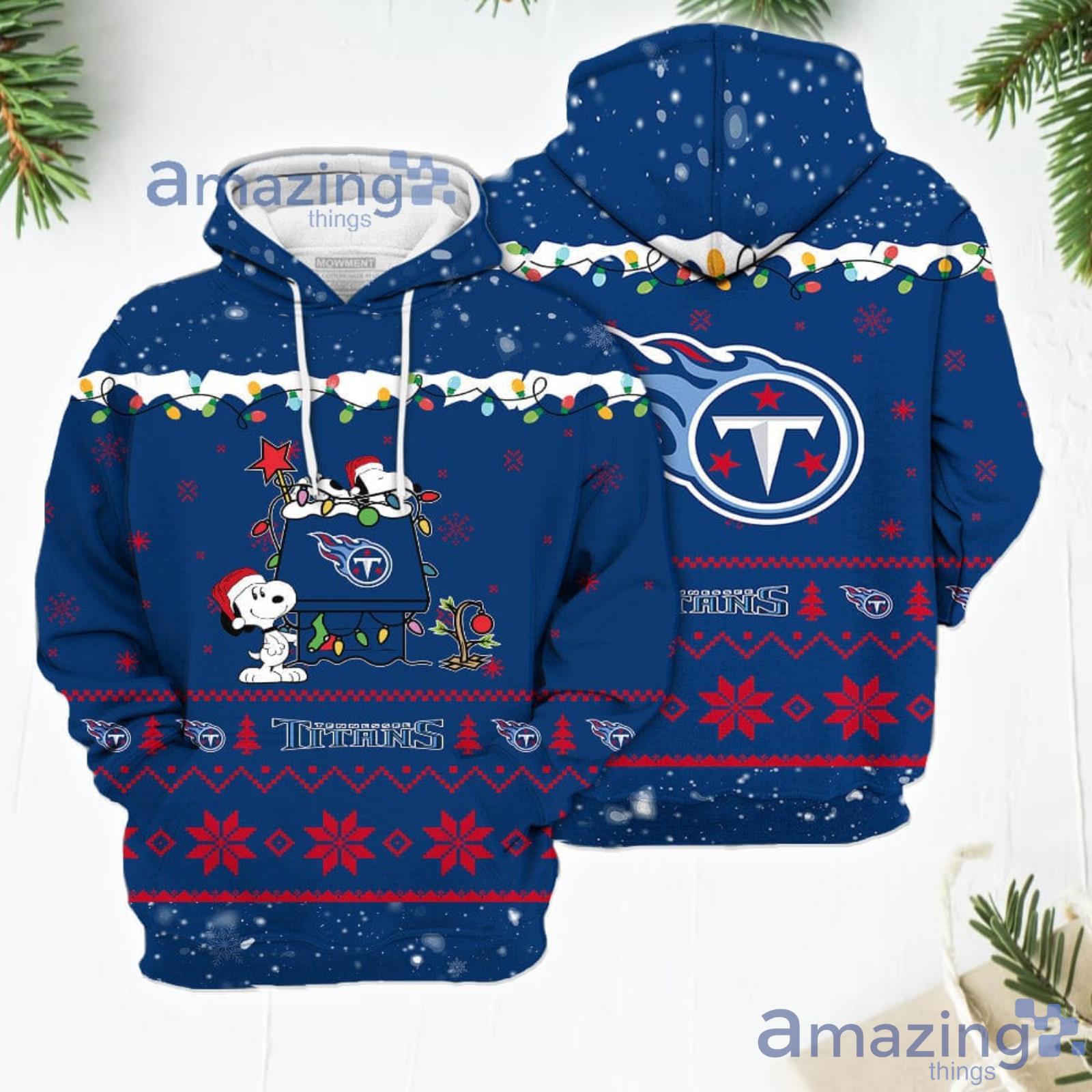 TENNESSEE TITANS SUNDAY DRIVES PREMIUM FLEECE DROP SHOULDER CREWNECK  PULLOVER