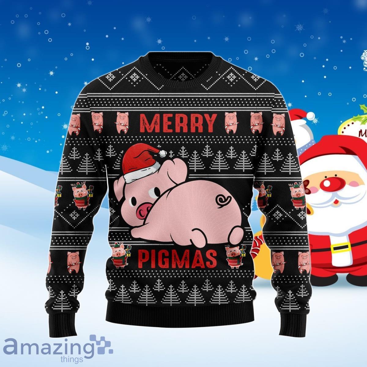 Merry Pigmas Christmas Ugly Christmas Sweater Special Gift For Men And Women Product Photo 1