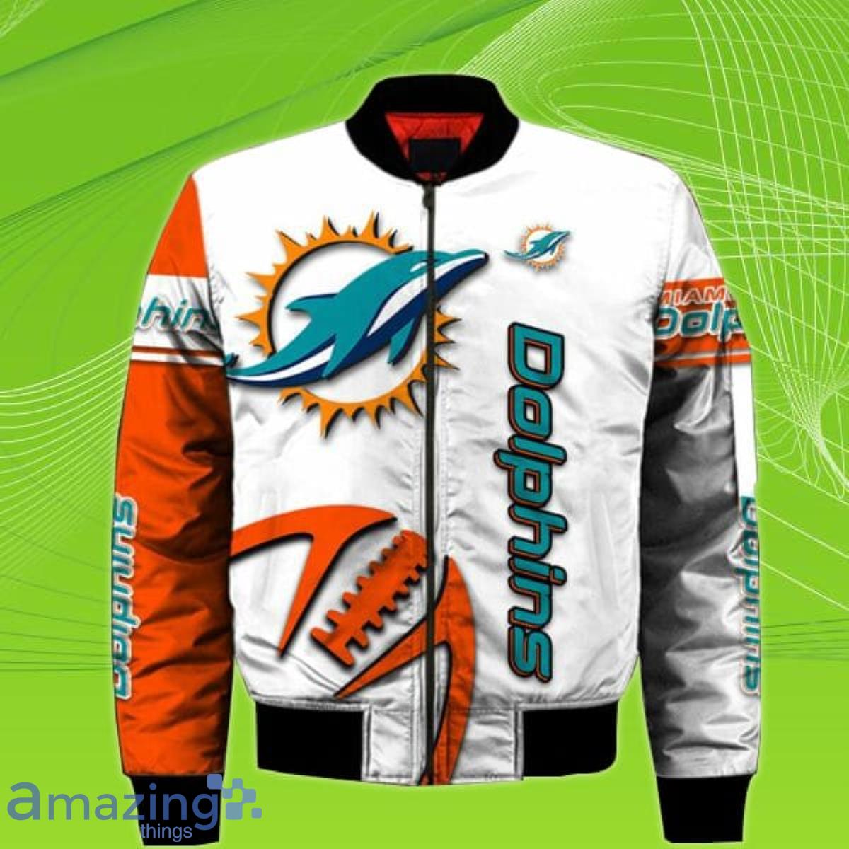 Miami Dolphins NFL Bomber Jacket Unique Gift