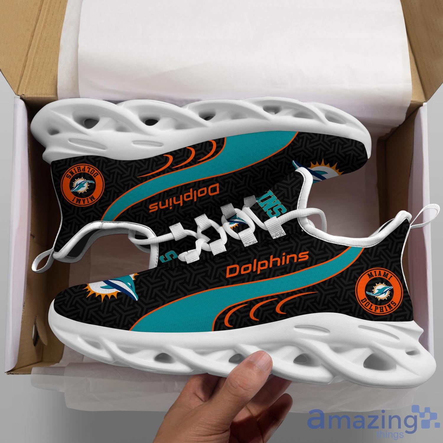 Miami Dolphins NFL New Clunky Sneakers Max Soul Shoes For Men And Women -  Banantees