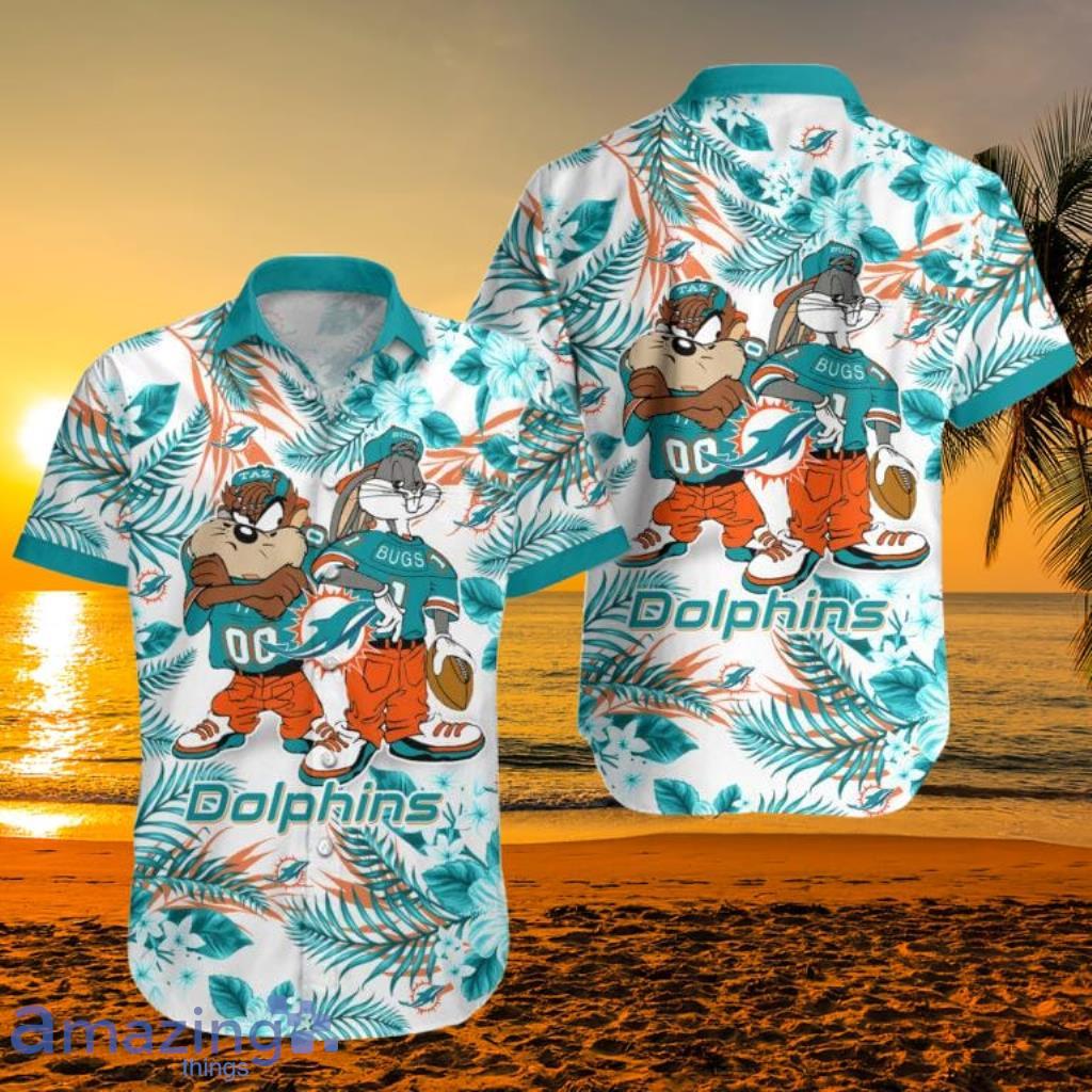 NFL Miami Dolphins Hawaiian Shirt,Aloha Shirt,Gift For Football