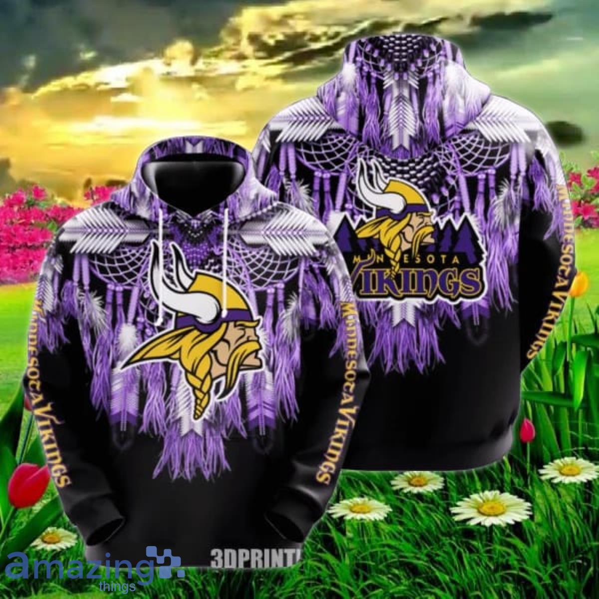 NFL Minnesota Vikings For Men 3D Hoodie All Over Printed - T