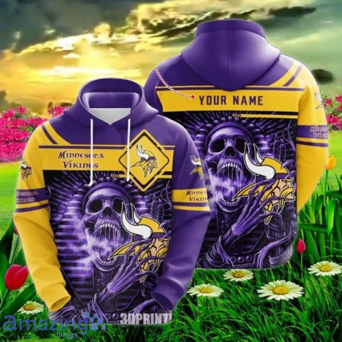 Minnesota Vikings NFL 3D Hoodie Gift For Fan