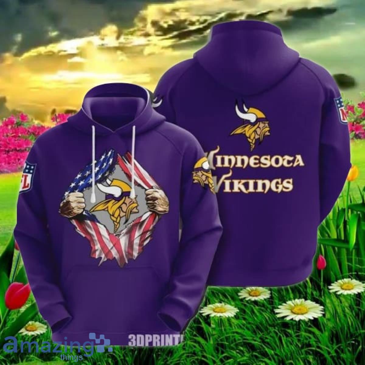 NFL Minnesota Vikings 3D Hoodie Gift For Fan