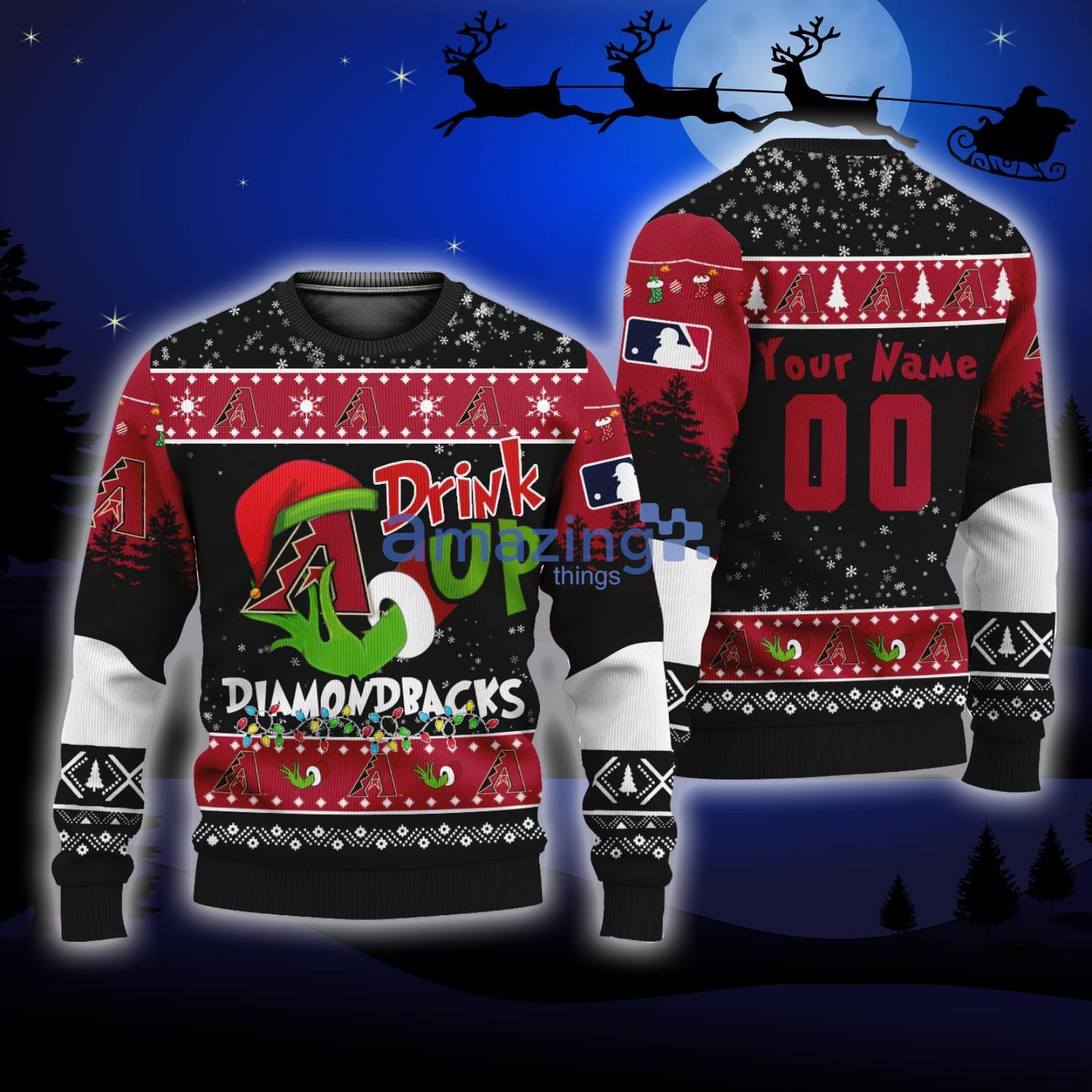 Arizona Diamondbacks Christmas ELF Funny MLB Long Sleeve T-Shirt