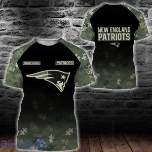New England Patriots Autism T Shirt 3D Hoodie Zip Hoodie Sweatshirt Custom Name For Fans image New England Patriots Autism T-Shirt 3D Hoodie Zip Hoodie Sweatshirt Custom Name For Fans Product Photo 3