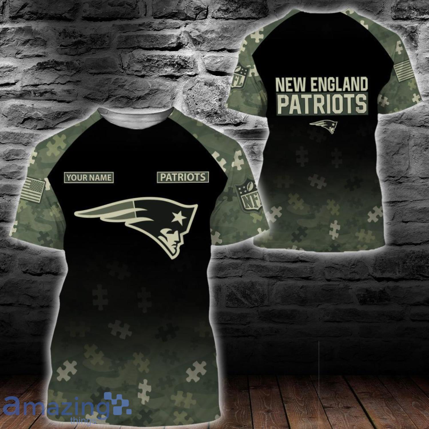 New England Patriots Autism T Shirt 3D Hoodie Zip Hoodie Sweatshirt Custom Name For Fans image New England Patriots Autism T-Shirt 3D Hoodie Zip Hoodie Sweatshirt Custom Name For Fans Product Photo 3