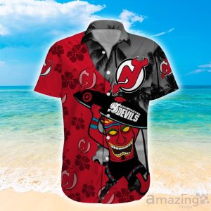 New Jersey Devils NHL Custom Name Hawaiian Shirt Hot Design For Fans Product Photo 3
