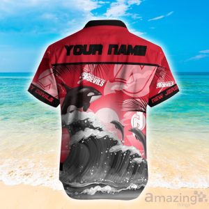 New Jersey Devils NHL Hot Design Custom Name Hawaiian Shirt For Fans Product Photo 2
