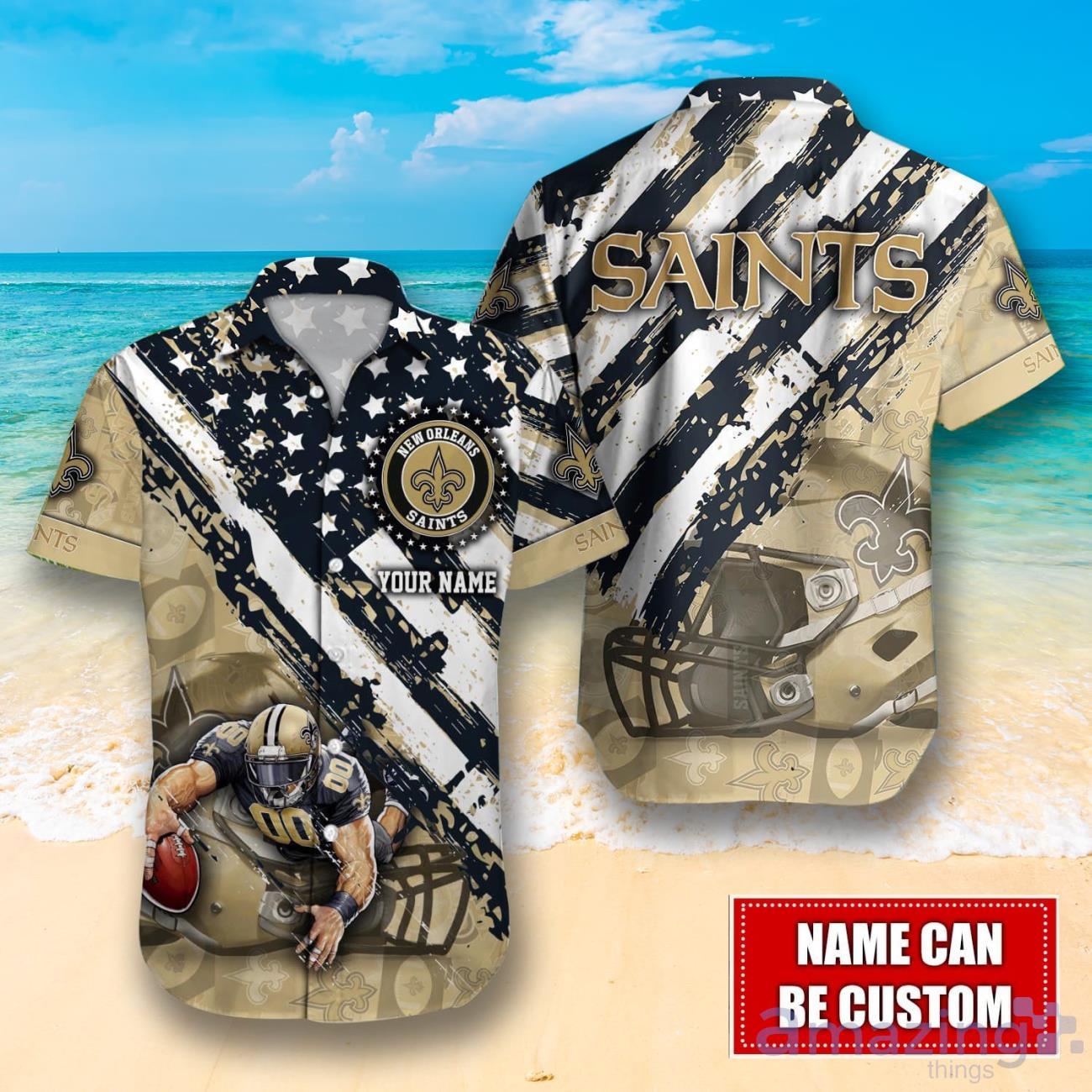 New Orleans Saints NFL Hawaiian Shirt Custom Name For Fans