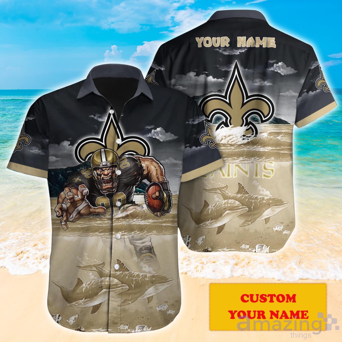 New Orleans Saints Nfl Personalized Personalized Hawaiian Shirt