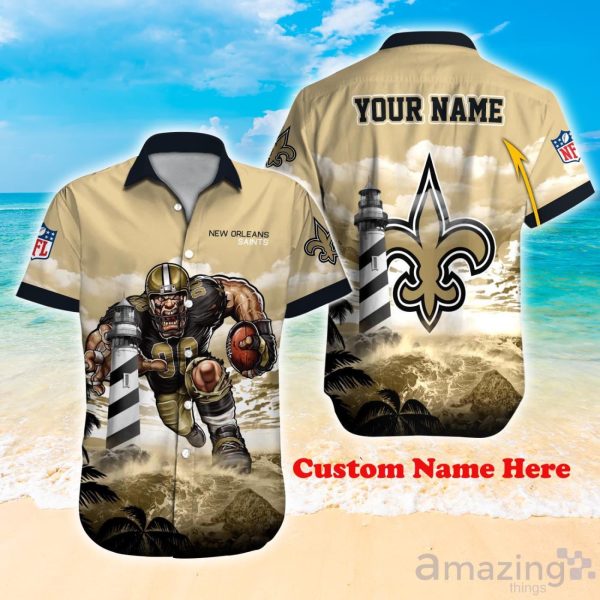 New Orleans Saints Hawaiian Shirt Nfl Football Custom Name