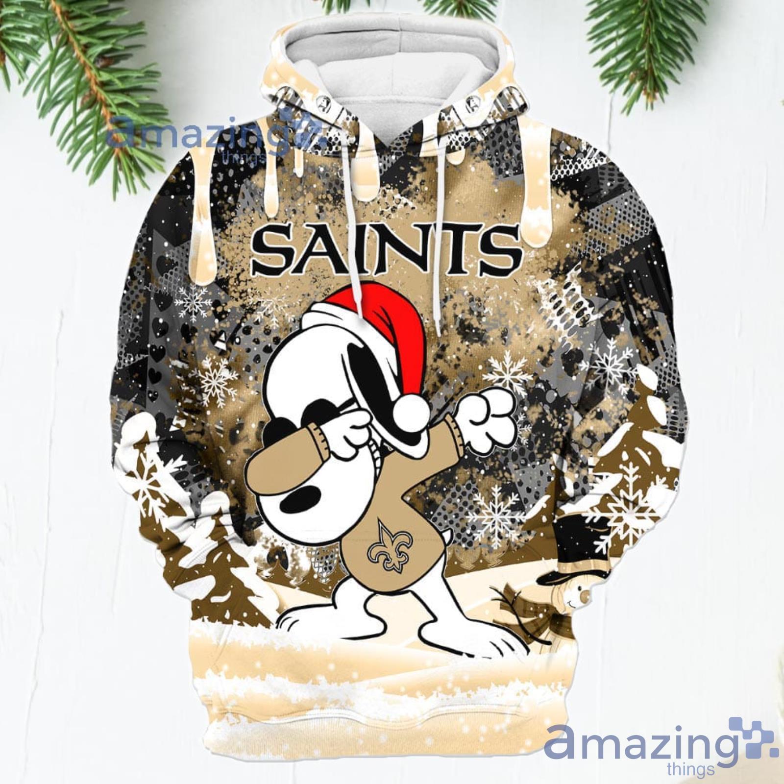 Christmas Snoopy New Orleans Saints art design T-shirt, hoodie