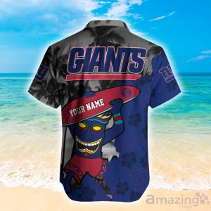 New York Giants NFL Custom Name Hawaiian Shirt Hot Design For Fans Product Photo 2