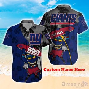 New York Giants NFL Custom Name Hawaiian Shirt Hot Design For Fans Product Photo 1