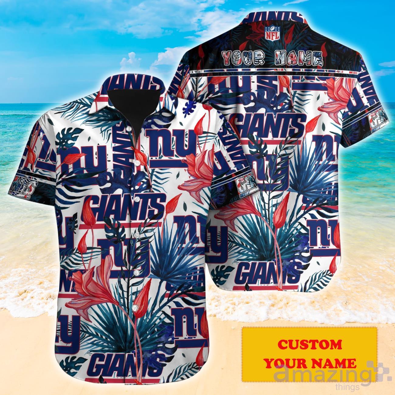 New York Giants NFL Ultra Cool Graphic Hawaiian Shirt