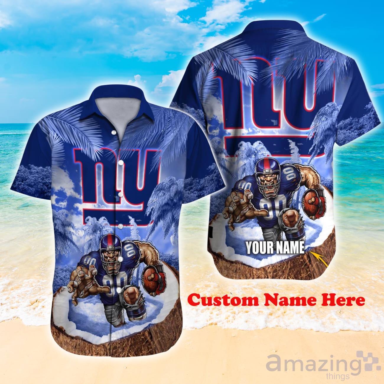 Printed T-shirt - Blue/NY Giants - Men