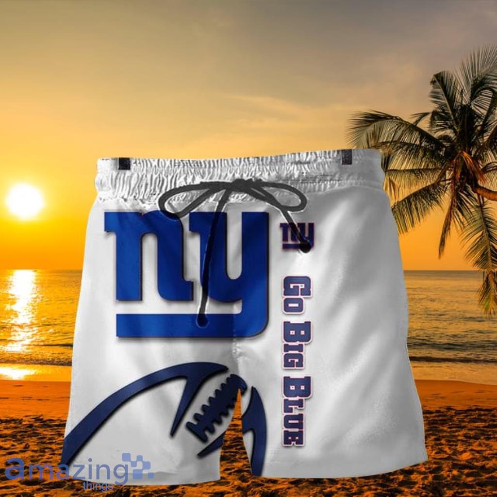 New York Giants Zigzag Hawaiian Shorts Gift For Fans Product Photo 1