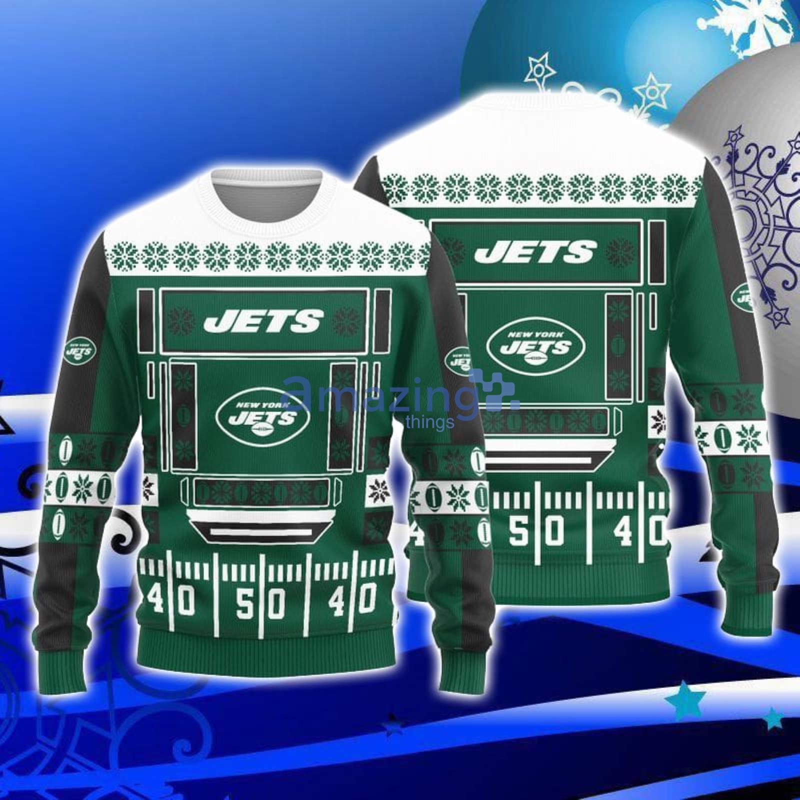 New York Jets Christmas Pattern Ugly Christmas Sweater Christmas