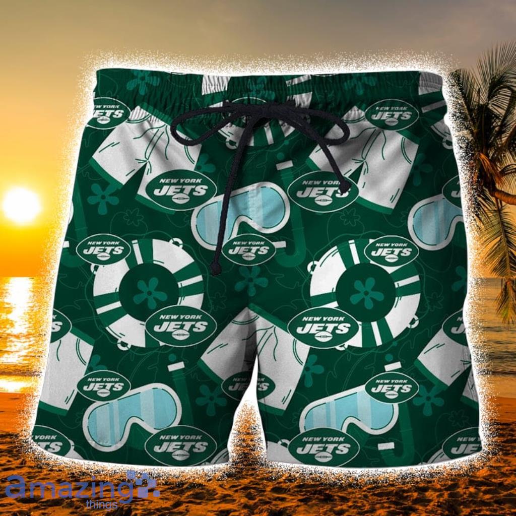 New York Jets Cool Summer Hawaiian Shorts Gift For Fans