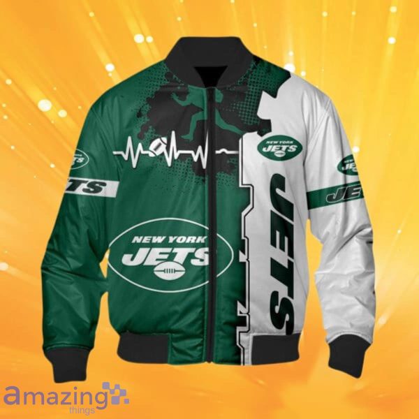 New York Jets NFL Bomber Jacket Style Gift For Fans Product Photo 1