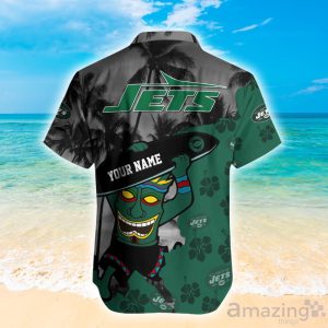 New York Jets NFL Custom Name Hawaiian Shirt Hot Design For Fans Product Photo 2