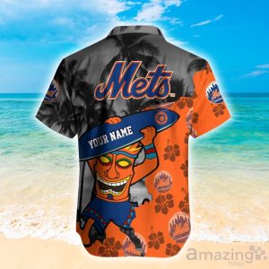 New York Mets MLB Custom Name Hawaiian Shirt Hot Design For Fans Product Photo 2