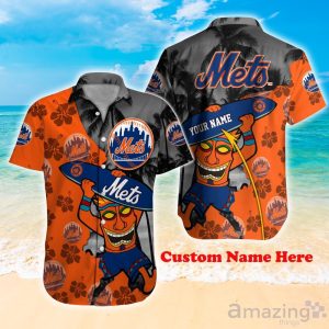 New York Mets MLB Custom Name Hawaiian Shirt Hot Design For Fans Product Photo 1