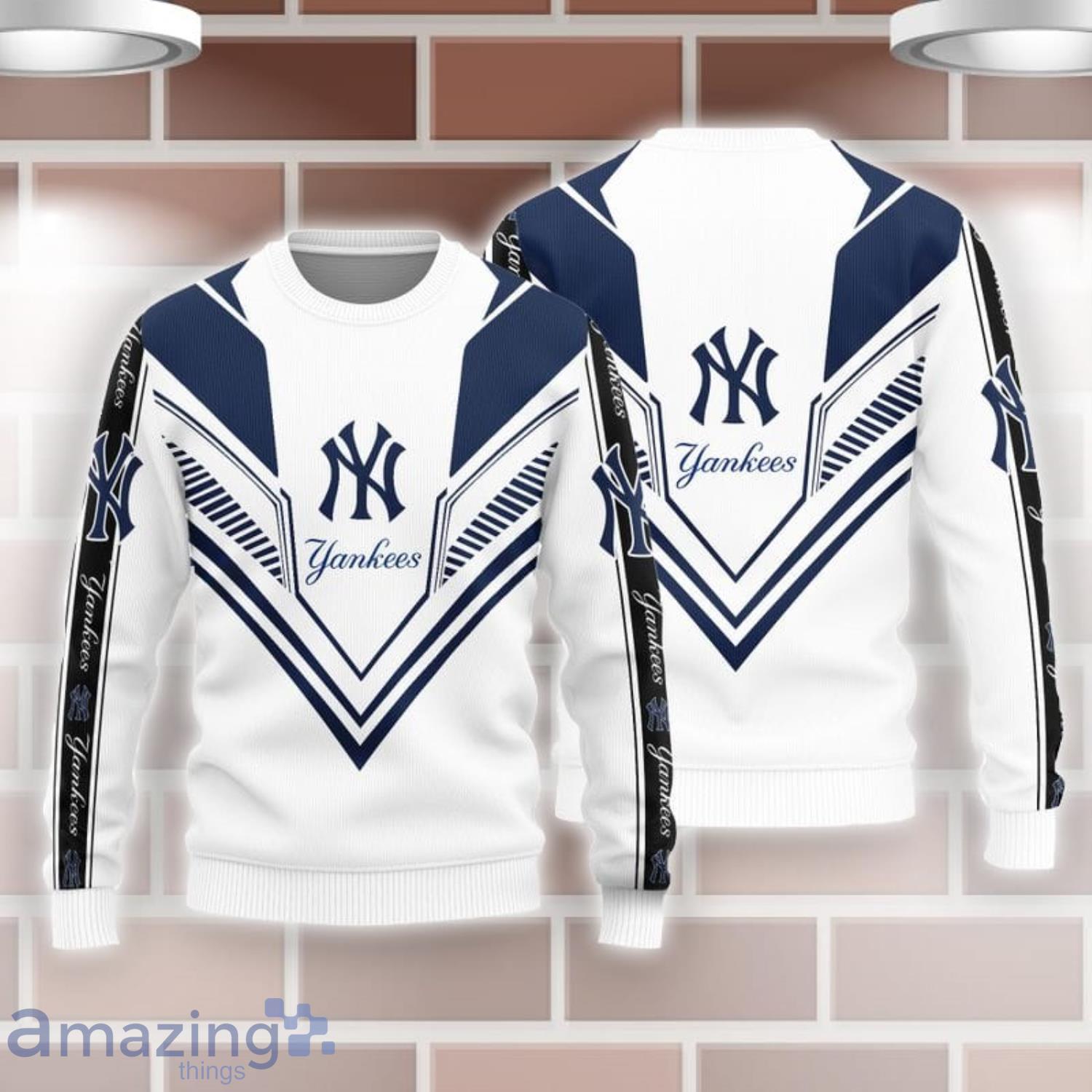 Personalized New York Yankees MLB Ugly Sweater 3D Gift For Men And Women -  Limotees