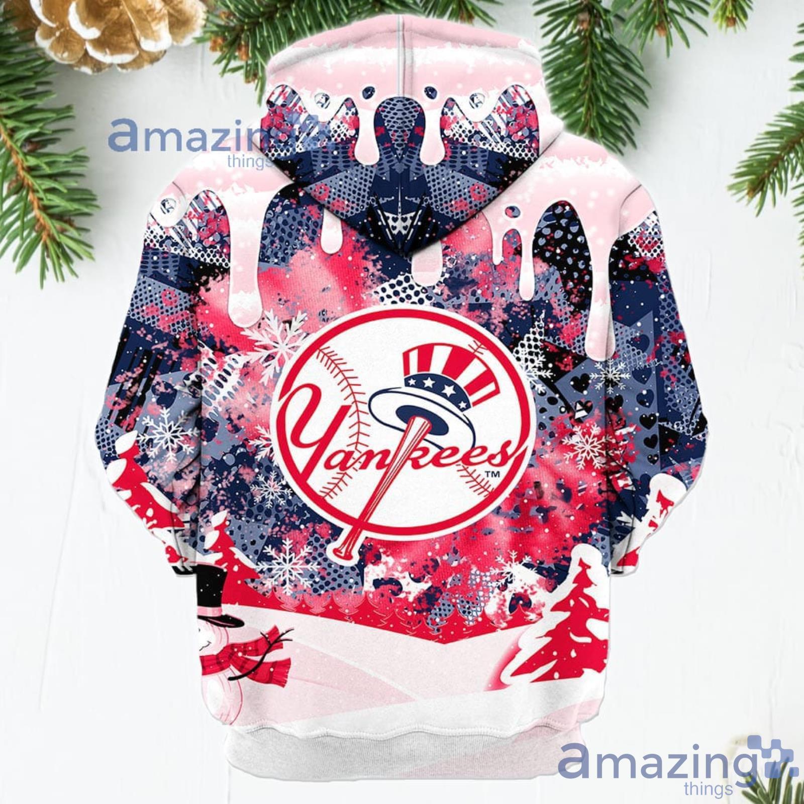 New York Yankees Snoopy New All Over Print 3D Hoodie Zipper - T