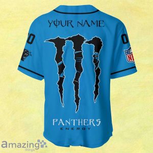 NFL Carolina Panthers Custom Name And Number Baseball Jersey shirt Best Gift Product Photo 1